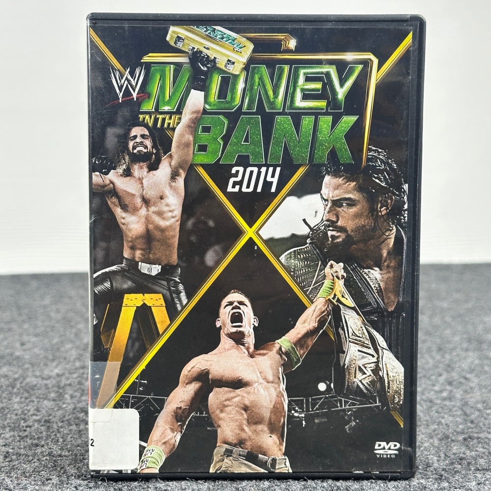 WWE Money in the Bank 2014 DVD John Cena Roman Reigns Seth Rollins Wrestling